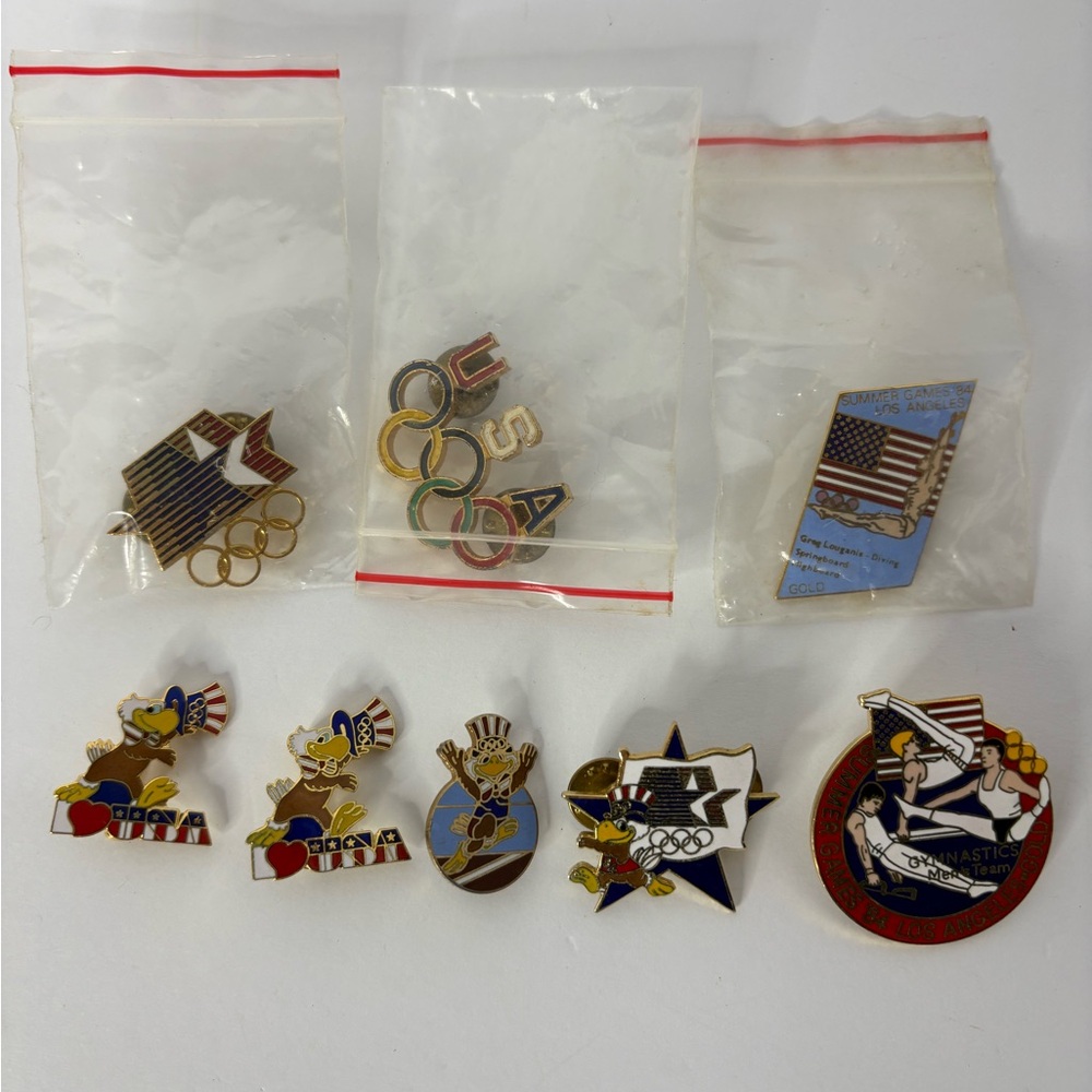 1984 Olympic Themed Pin Collection